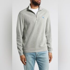 Tommy Bahama Tobago Bay Half-Zip Pullover - XXL - Oatmeal / Cream